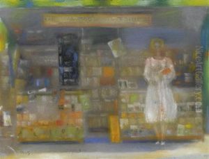 Small Book Shop by Augusto Giacometti