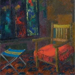 In The Studio Iii by Augusto Giacometti