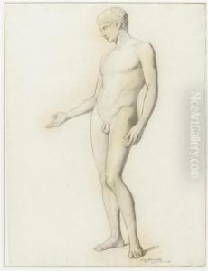 Study Of An Antique Sculpture