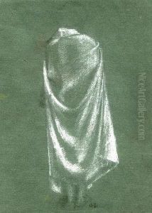 Gewandstudie Weibliche Person, Ruckenansicht by Augusto Giacometti