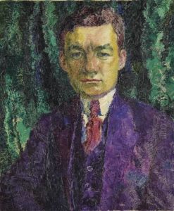 Bildnis Dr. Rene Clavel-simonius by Augusto Giacometti