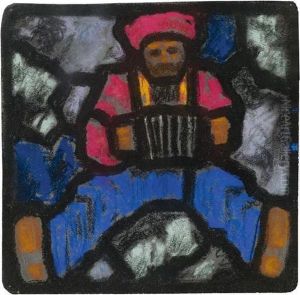Barrel Organ Player.