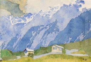 Bergeller Berge by Augusto Giacometti