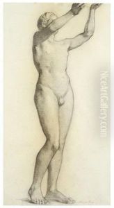 Stehender Mannerakt by Augusto Giacometti