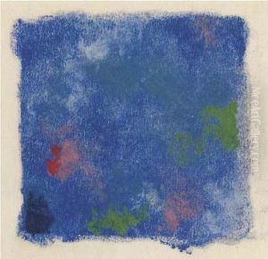 Abstraktion In Blau, Rot Und Grun by Augusto Giacometti