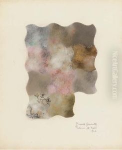 Abstraktion In Rosa, Grau Und Gold Mit Elf Feldern by Augusto Giacometti