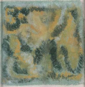 Abstraktion In Grun Und Gelb by Augusto Giacometti