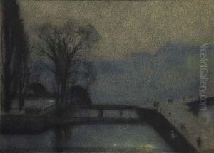Winter In Genf Ii by Augusto Giacometti