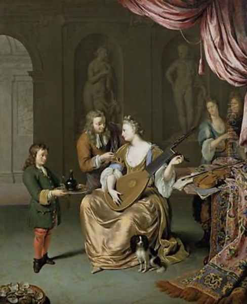 The Lute Player 1711 - view 1