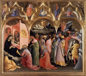 Adoration of the Magi c. 1422 by Lorenzo Monaco