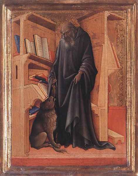 Diptych- St Jerome c. 1420 - view 1
