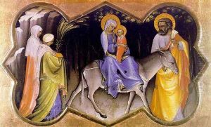 The Flight into Egypt c. 1405 by Lorenzo Monaco