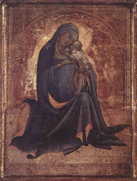 Diptych- Madonna of Humility c. 1420 by Lorenzo Monaco