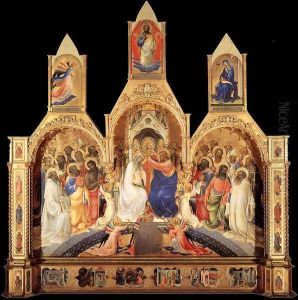 The Coronation of the Virgin 1414 by Lorenzo Monaco