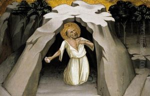 St Jerome in the Wilderness by Lorenzo Monaco