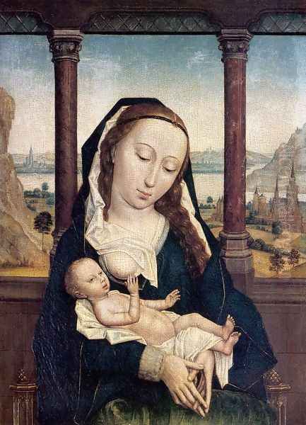 The Virgin and Child (attributed to Marmion) 1465-75 - view 1