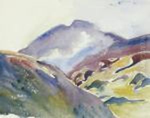 Alpine Landscape (upper Engadin) by Giovanni Giacometti