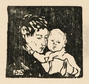 Mutter Undkind. I - Annetta Und Bruno by Giovanni Giacometti
