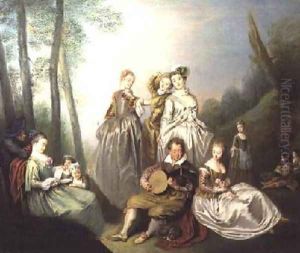 A Musical Family by Philipe Mercier