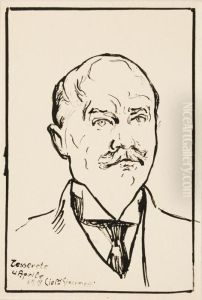 Portrait Prof.fritz Fleiner by Giovanni Giacometti