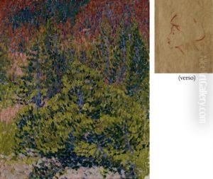 Bergwald Im Herbst by Giovanni Giacometti