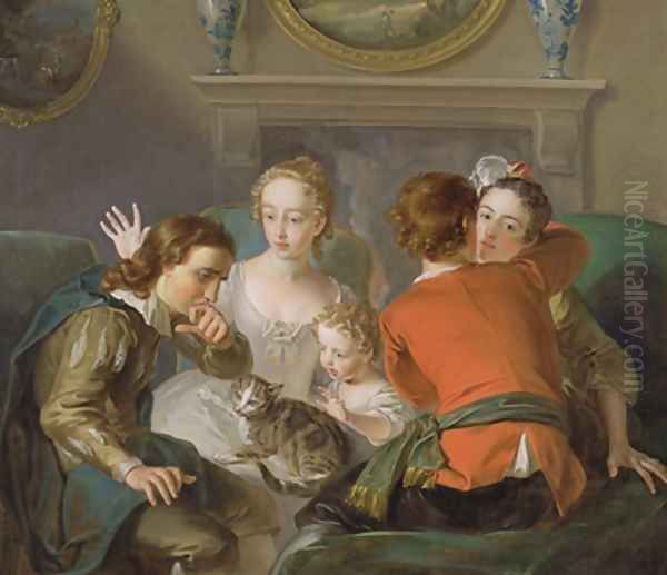 The Sense of Touch 1744-47 by Philipe Mercier