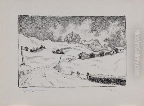 Maloja Im Winter - view 1