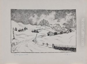 Maloja Im Winter by Giovanni Giacometti