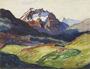 Piz Del Forno by Giovanni Giacometti