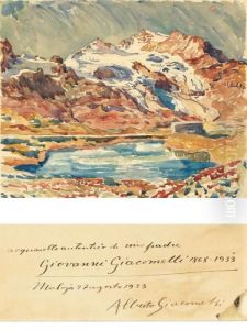 Passhohe In Graubunden Mit See, Vermutlich Bernina Pass