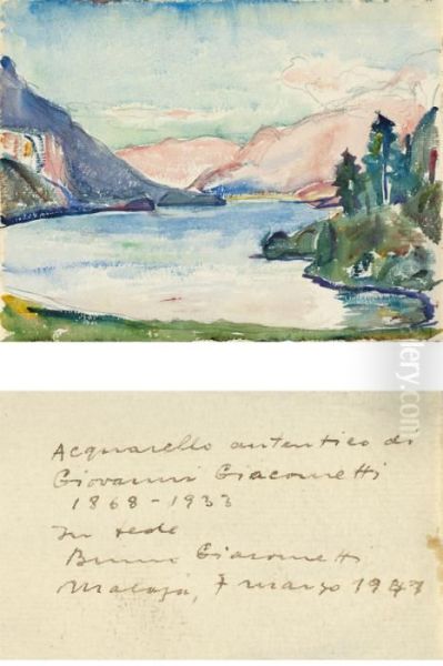 Blick Uber Den Silsersee Von Maloja Aus - view 1