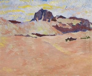 Schneelandschaft Bei Maloja, Um 1910 by Giovanni Giacometti