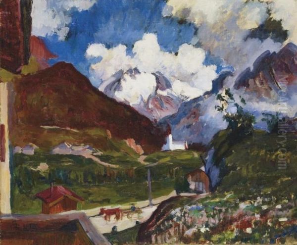 Maloja Mit Monte Forno Und Cima Di Rosso - view 1