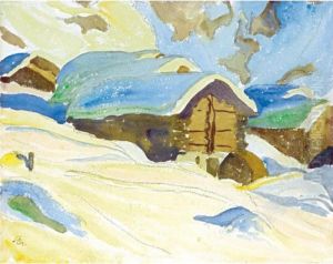 Winterlandschaft by Giovanni Giacometti