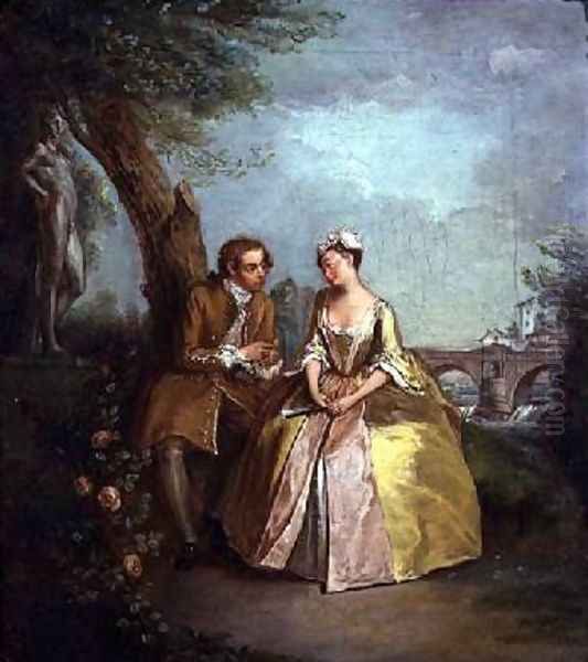 Conversation Piece or Lovers in a Park 1727 - view 1