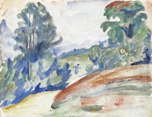 Waldlandschaft Mit Figur - view 1
