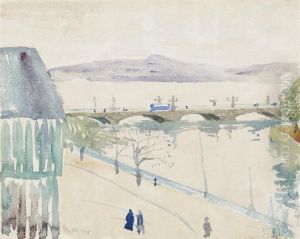 Vue De Geneve by Giovanni Giacometti