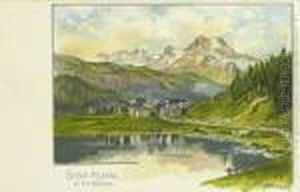 Pontresina. - Maloja. - St.
Moritz. - Sils-maria. - Sils-baseglia. - Samaden. - Silva Plana Mit Piz
Margna. - Forno-gletscher. - Schafberg by Giovanni Giacometti