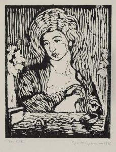 Toeletta Della Sera. Iii. - Portrait Annetta Giacometti