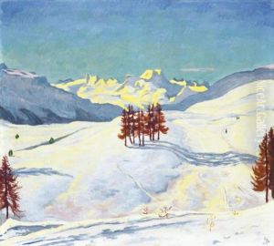 Winter Near St. Moritz by Giovanni Giacometti