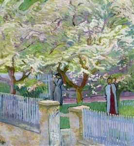 Garden In Spring. 1911. by Giovanni Giacometti