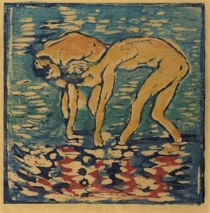 Fanciulli Nel Lago. Circa 1916. Fanciulli Nel Lago. Circa 1916.