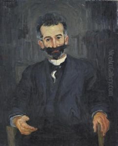 Portrait Dr.med. Agostino Santi by Giovanni Giacometti