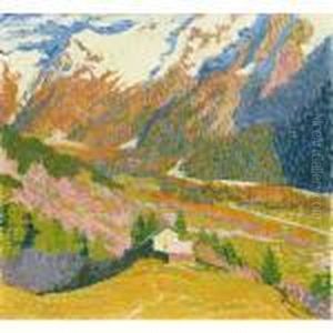 Brugnetta / Der Einsame Berghof by Giovanni Giacometti