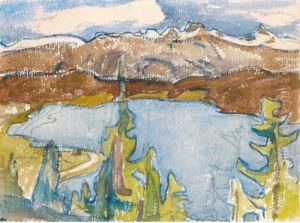 Engadiner Seelandschaft by Giovanni Giacometti