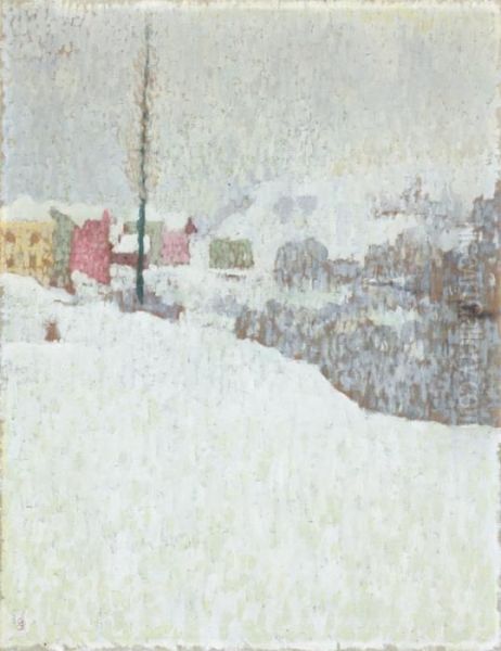 Giorno Di Neve. - Wintertag. - Stampa Im Winter - view 1