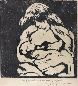 "mutter Und Kind Ii. - Annetta Und Bruno".(1711 A) by Giovanni Giacometti