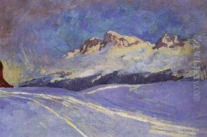 Winterlandschaft Bei Maloja, 1917/18