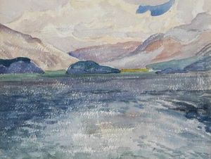 Lac De Maloja Vers Silsbaselgia by Giovanni Giacometti