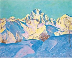 Snow Mountains by Giovanni Giacometti